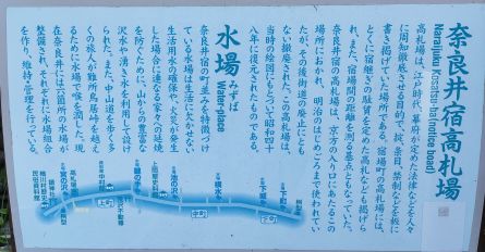 高札場、水場説明